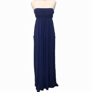 INC Beach International Concepts Blue Maxi Dress